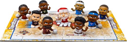 TeenyMates NBA Basketball Advent Calendar, with 24 Surprise Action Figures, 2025 Official NBA Basketball Countdown Calendar for Kids & Fans in Saudi Arabia