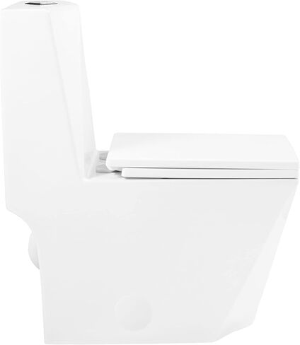Brusque One-Piece Square Toilet Dual-Flush 1.1/1.6 gpf in Saudi Arabia