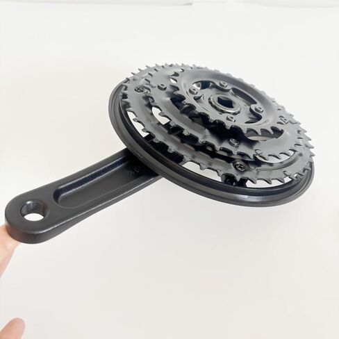 Multi Speed Bike Crankset 42-34-24T for 3x6/7/8 Speed Gears, 170mm Square Hole, Bicycle Crank Arm Set for City Bike/Electric Bike/Road Bikes/MTB/Folding Bicycle in Saudi Arabia
