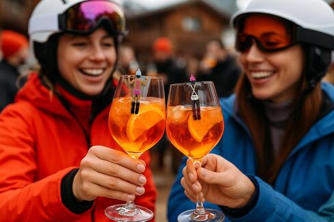 Drinking Buddies NPW Après Ski Drink Markers & Wine Glass Charms – Bachelorette Party Accessories, Girls’ Night & Winter Cocktail Parties (6 Count) in Saudi Arabia