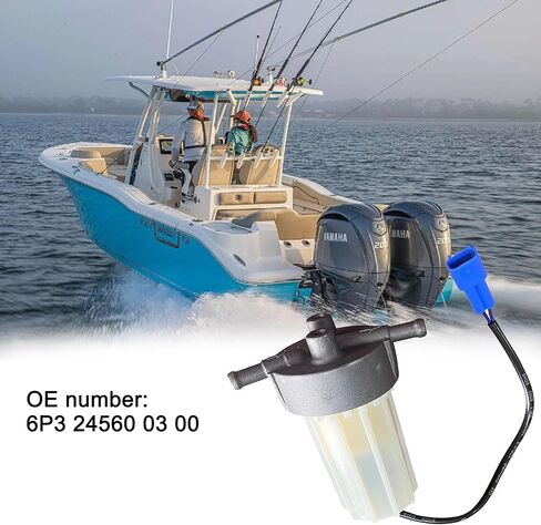 iFJF 6P3 24560 03 Fuel Filter Assembly Replacement for 2006 and Newer F200 F225 F250 LF150 LF200 LF225 LF250 5 Micron Cartridge Type Outboard Engine Fuel Water Separator Filter in Saudi Arabia