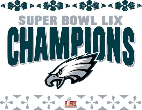 ريكو إندستريز NFL لكرة القدم فيلادلفيا إيجلز 2025 سوبر بول تشامبس جدار مزدوج 16oz تريتان بهلوان in Saudi Arabia