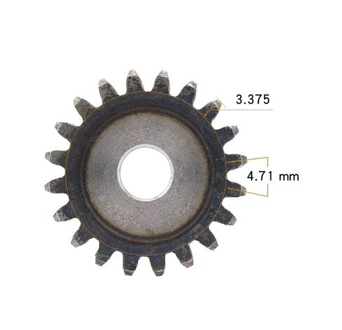 Steel Heavy Duty Motor Pinion Gear Pinion Gears 1.5M-23T/24T/25T/26T/27T/28T/29T/30T/31T/32T Carbon Steel Cylindrical Gear(1.5M29T - Bore 10 mm) in Saudi Arabia
