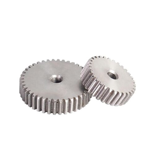 ترس محرك فولاذي شديد التحمل 1 متر ترس حفز 12T/13T/14T/15T/16T/17T/18T/19T/20T/21T/22T/23T/24T/25T/26T سُمك الفولاذ الكربوني 10 مم (1M 17T -1 قطعة) in Saudi Arabia