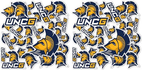 ملصق Desert Cactus University of North Carolina Greensboro ملصق UNCG Spartans ملصق فينيل شارات للكمبيوتر المحمول وزجاجة مياه وقصاصات السيارة 13.46 × 10.91 ورقة T1 (النوع 1-1) in Kuwait
