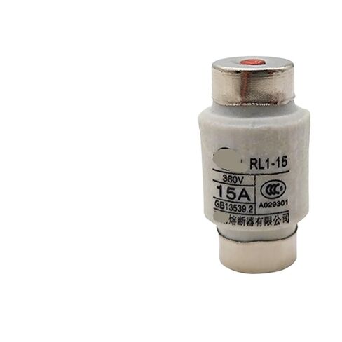 2 Pcs Fuse RL1-15 Ceramic Fuse Tube 380V-15A 6A 5A 3A Fuse core(6A) in Saudi Arabia