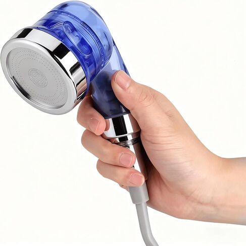 Blue Shampoo Bowl Sprayer Head with Filter, Sink Faucet Sprayer Attachment Salon Shampoo Bowl Spray Head Pedicure Chair Shower Head for Portable Salon Sink, 3 Sprayer Modes & High Pressure in Saudi Arabia