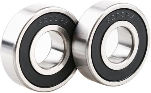 Bimetal Seal Shield Micro deep Groove Bearing 5/10pcs S6201-2RS 12x32x10mm ABEC-3 Stainless Steel Ball Bearings in Saudi Arabia