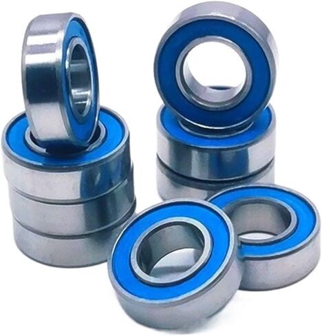 ثنائية المعدن ختم درع مايكرو الأخدود العميق تحمل 10 قطعة MR105-2RS 5X10X4mm ABEC-7 مصغرة الكرات الأزرق مختومة تحمل in Saudi Arabia