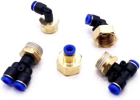 1PCS Pneumatic Quick Release Fitting Connector 6mm 8mm 10mm 12mm OD Hose Tube to 1/8 1/4 3/8 1/2 Thread Air Compressor Joint Coupler(Color:PCF,Size:14MM_3/4") in Saudi Arabia