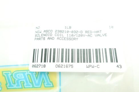 ASCO 238210-032-D RED-HAT ملف صمام الملف اللولبي 120V-AC D621675 in Kuwait