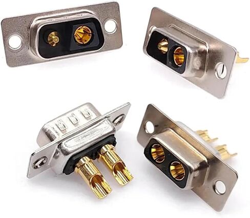 1 قطعة 2W2 2V2 30A 2 دبوس ذكر أنثى موصل تيار عالي D-SUB محول لحام نوع 2pin(3) in Kuwait