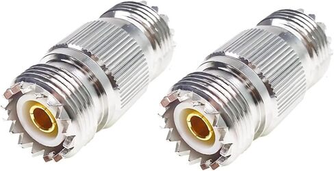 R F Connector U H F Female SO239 to U H F Female SO239 RF Adapter Coax Coaxial Adapter 1Pcs in Saudi Arabia