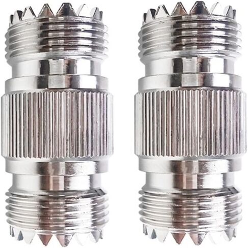 R F Connector U H F Female SO239 to U H F Female SO239 RF Adapter Coax Coaxial Adapter 1Pcs in Saudi Arabia