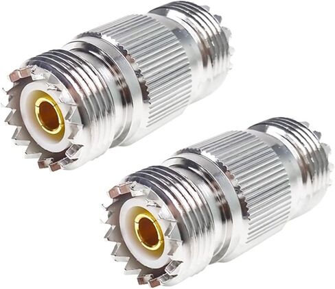 R F Connector U H F Female SO239 to U H F Female SO239 RF Adapter Coax Coaxial Adapter 1Pcs in Saudi Arabia