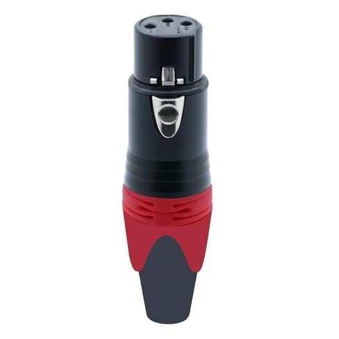 3 Pin X L R Plug Jack Male/Female Microphone Connector M I C Adapter X L R Cable Termininal Audio Wire Connector 7 Colors 10Pcs(10xM-Red) in Saudi Arabia