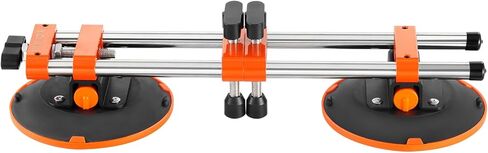 VEVOR Seamless Seam Setter 2 Packs with 6 in Vacuum Suction Cups for Seam Joining & Leveling, 530LB Professional Countertop Installation Tool for or Granite, Stone, Marble,Tile Gap Regulator Orange in Saudi Arabia