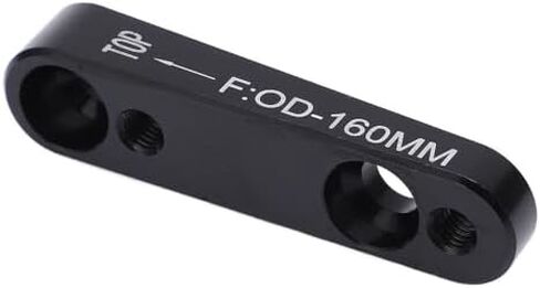 Flat Mount Disc Brake Adapter, Front/Rear Bike Disc Brake Caliper Mount Adapter Caliper Accessory for Road Bike in Saudi Arabia