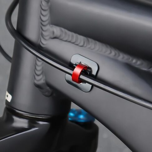 8 ألوان 5 قطع C-Clips Clamps معدنية U-Clips مشبك كابل فرامل derailleur شيفتر كابل أدلة والعتاد كابل الإسكان خرطوم سبائك الألومنيوم MTB BMX دراجة هوائية جبلية الدراجات in Saudi Arabia