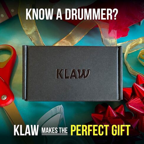 مرساة سجادة طبل الجهير من KLAW - توقف زحف الطبل تمامًا | يعمل على كل سجادة طبلة وسجادة طبلة وسجاد | ملحقات طبلة الجيب لطبول الركلة | هدية مجموعة الطبول الجاهزة ملحقات الفرامل (أسود، عادي) in Kuwait