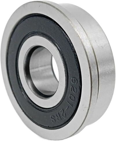 Bimetal Seal Shield Micro deep Groove Bearing 10pcs F6201-2RS 12x32x10mm Flange Bearing Miniature Deep Groove Ball Bearing Sealed Ball Bearings in Saudi Arabia