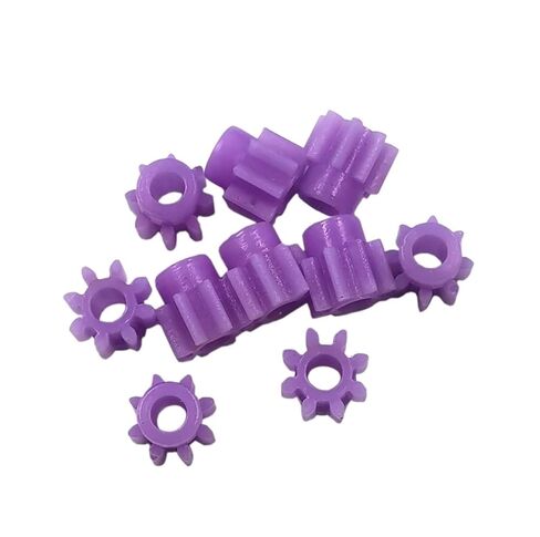Steel Heavy Duty Motor Pinion Gear 10pcs 82A 0.5M Pinion 8 Teeth OD=5mm Plastic Gear Motor Parts P8T2A in Kuwait