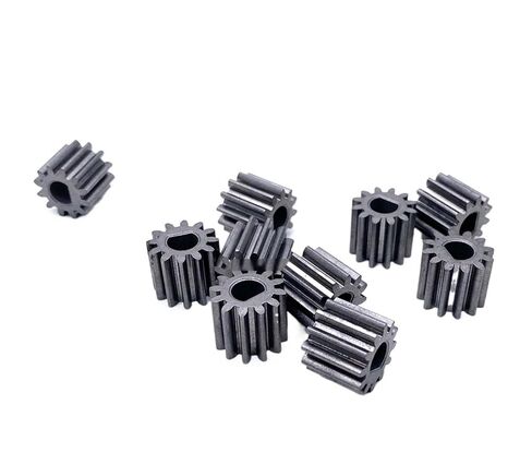 Steel Heavy Duty Motor Pinion Gear 10pcs 1M 12T 6MM D Hole Spur Metal Gear Motor Model in Kuwait