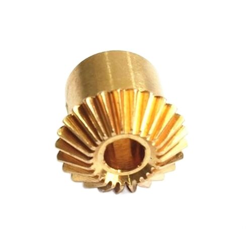 Steel Heavy Duty Motor Pinion Gear 2pcs Brass Bevel Gear 0.5M24T .5 Modulus 24 Teeth with Inner Hole 4mm Or 5mm 90 Degree Drive Commutation Gears(Bore 4mm) in Kuwait
