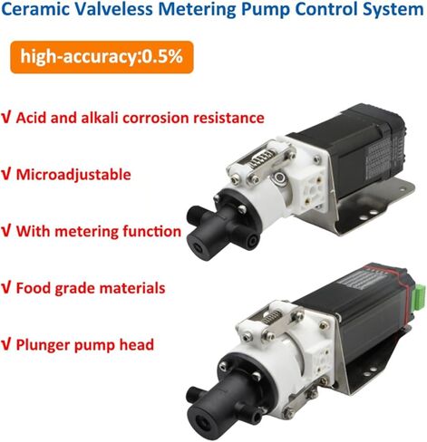 10-300r/min Ultra-low Flow Ceramic Valve Free Metering Pump in Saudi Arabia