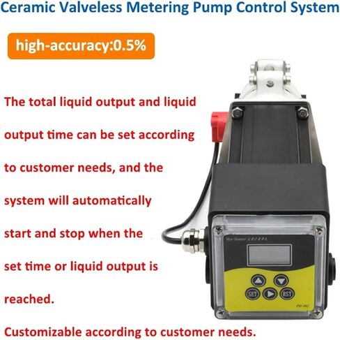 10-300r/min Ultra-low Flow Ceramic Valve Free Metering Pump in Saudi Arabia
