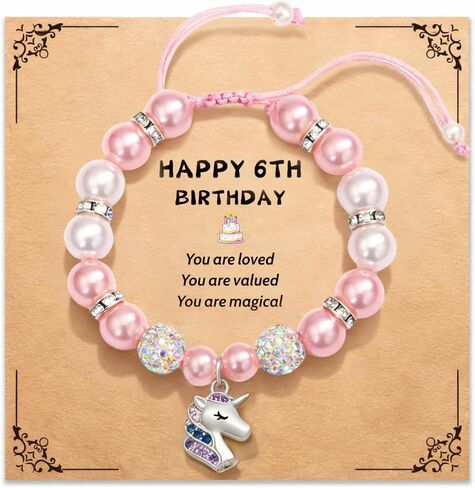 أساور هدايا عيد ميلاد يونيكورن للنساء - أساور حبلا سحر يونيكورن، 6 7 8 9 10 11 12 13 هدايا عيد الميلاد السادس عشر لحفيدة الابنة، مواد تخزين عيد الميلاد للنساء in Kuwait