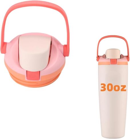 غطاء بديل متوافق مع زجاجة مياه Owala FreeSip Sway 30oz 40oz (أسود، لـ Owala Sway 40oz) in Kuwait