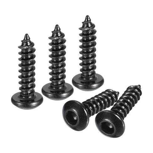 Hex Socket Self Tapping Screws, M3 x 12mm Carbon Steel Wood Screw 50pcs in Saudi Arabia