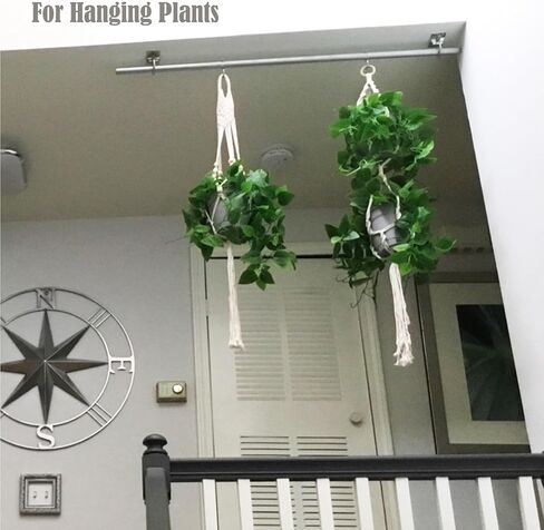 6 عبوات من خطافات النحاس الصلب لتعليق المقالي والأواني وأكواب القهوة والجينز وحقائب المناشف والنباتات في رف المطبخ وخزانة السكك الحديدية وحديقة النوم، وحرفية دائرية، وغير مغناطيسية in Kuwait