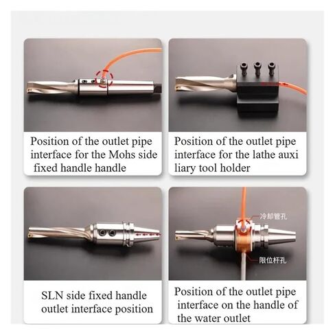 Indexable Drill Bit U-Drilling Tool Bar Lathe with Flat Bottomed U-Shaped Shallow Deep Hole SP Water Jet Drill CNC Fast Drilling 2D 3D 4D 5D(2D,C32-D34.5-SP11) in Saudi Arabia