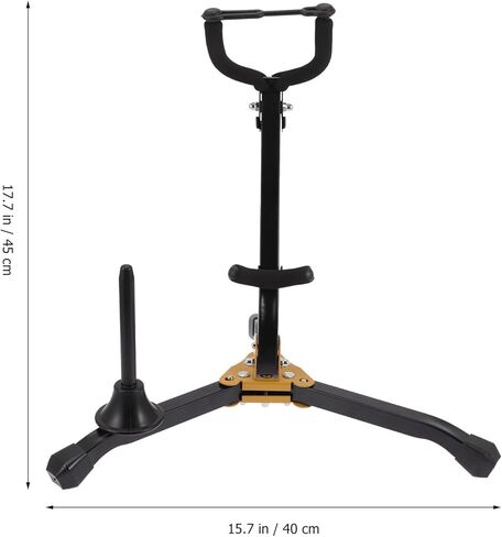 GALPADA Alto and Tenor Saxophone Stand Iron Bracket Foldable Sax Instrument Holder Rack for Medium and Baritone Saxophones in Saudi Arabia