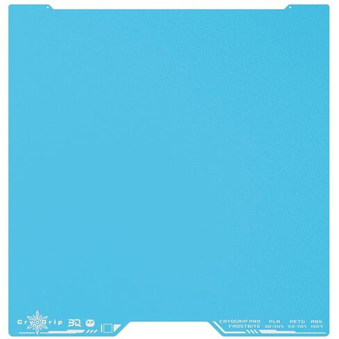 لوحة البناء الباردة BIQU Cryogrip Pro Frostbite متوافقة مع طابعة Bambu-Lab H2C ثلاثية الأبعاد 355 × 346 مم على الوجهين ترقية درجة حرارة الغرفة منصة سطحية قابلة للإزالة in Saudi Arabia