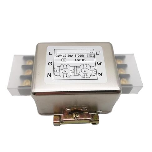 Guide Rail + Terminal Block Type Power Filter CW4L2-30A-S 30A 20A 10A Anti-Interference(CW4L2-10A-S 005 10A) in Saudi Arabia