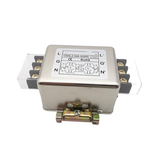 Guide Rail + Terminal Block Type Power Filter CW4L2-30A-S 30A 20A 10A Anti-Interference(CW4L2-10A-S 005 10A) in Saudi Arabia