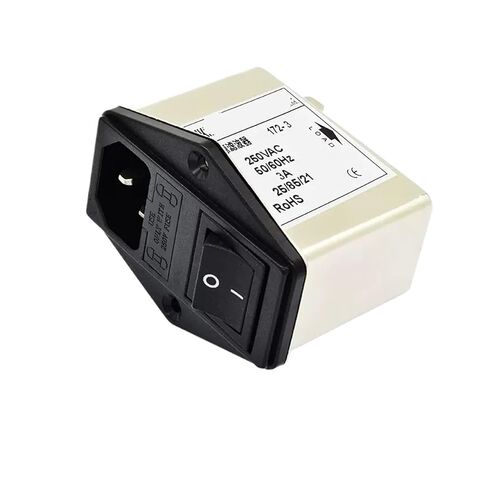 YB172-1A/3A/6A/10A Socket + Double Insurance + Switching Power Filter 220V/250V(YB172-1A) in Saudi Arabia