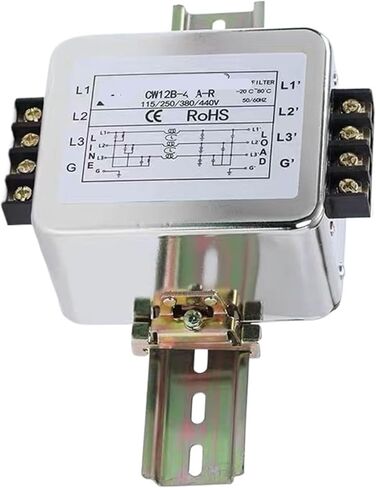 Three-Phase Three-Wire Rail Power Filter AC Filter 220v Anti-Interference CW12B-3A-R(CW12B-20A-R) in Saudi Arabia