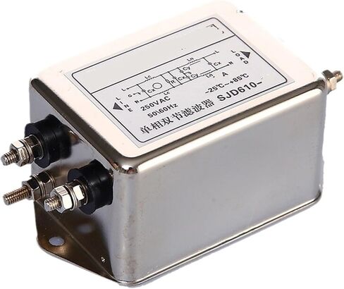 Double Section Enhanced AC Single Phase 220V Double Section Power Filter servo Frequency Conversion SJD610-3A 6A 10A 20A 30A(SJD610-3A) in Saudi Arabia