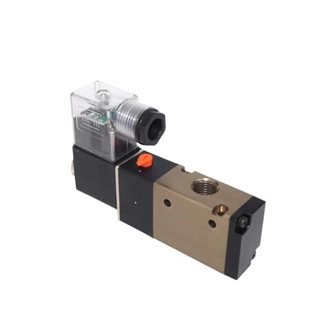 3V210-08 صمام الملف اللولبي الهوائي 3 اتجاهات و2 موضع، مغلق عادة، منفذ 1/4 بوصة، 12 فولت/24 فولت تيار مستمر و220 فولت تيار متردد (6 مم، 3V210-08NC AC110V) in Kuwait