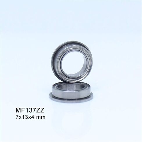 TMP1105 محامل كروية شفة MF137ZZ تحمل 7x13x4 مم ABEC-1 مصغرة ذات حواف عميقة الأخدود MF137 Z ZZ in Saudi Arabia