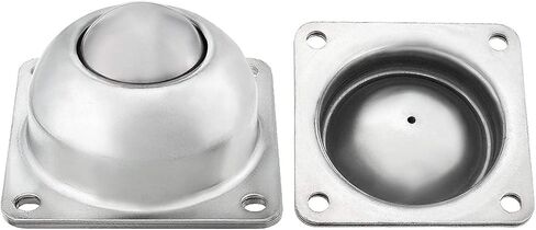 TMP1105 4 قطعة CY-38A 1-1/2 بوصة الكربون الصلب مربع شفة الرول الكرة نقل تحمل ضياء 6.5 مللي متر/0.26 بوصة وحدة عجلات الناقل in Saudi Arabia