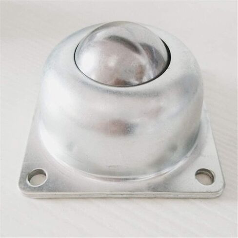 TMP1105 4 قطعة CY-38A 1-1/2 بوصة الكربون الصلب مربع شفة الرول الكرة نقل تحمل ضياء 6.5 مللي متر/0.26 بوصة وحدة عجلات الناقل in Saudi Arabia