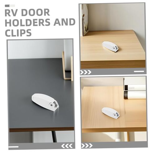 6 قطع من VALICLUD حامل باب RV مثبت باب مقاوم للطقس لمقطورات RV والبيوت المتنقلة، تثبيت آمن، تصميم منخفض الضوضاء، ملحقات خارجية متينة لراحة السفر in Kuwait