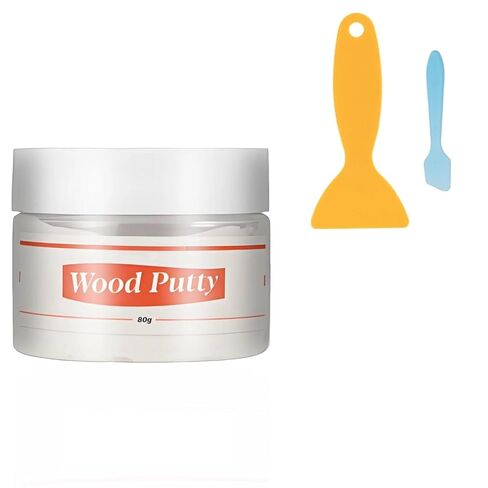 Wood Filler, Wood Putty, 9.87 oz All Purpose White Wood Filler Putty and Wood Putty Filler Paintable Sandable Stainable for Furniture, Cracks, Holes, Water Resistant for Indoor and Outdoor Use in Saudi Arabia