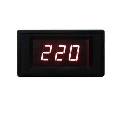 1pc YB5130A LED Digital AC Voltmeter Voltage Meter Volt Tester Volt Panel Meter for Single Phase Voltage Regulator AC 0-500V(Red) in Saudi Arabia