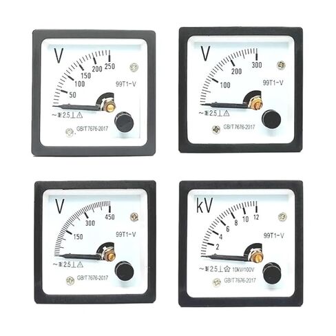 1 قطعة نوع المؤشر أداة التيار المتناوب الفولتميتر 99T1-150v 250V 300V 450V 500V 12kV 10kV / 100V(AC12KV) in Kuwait